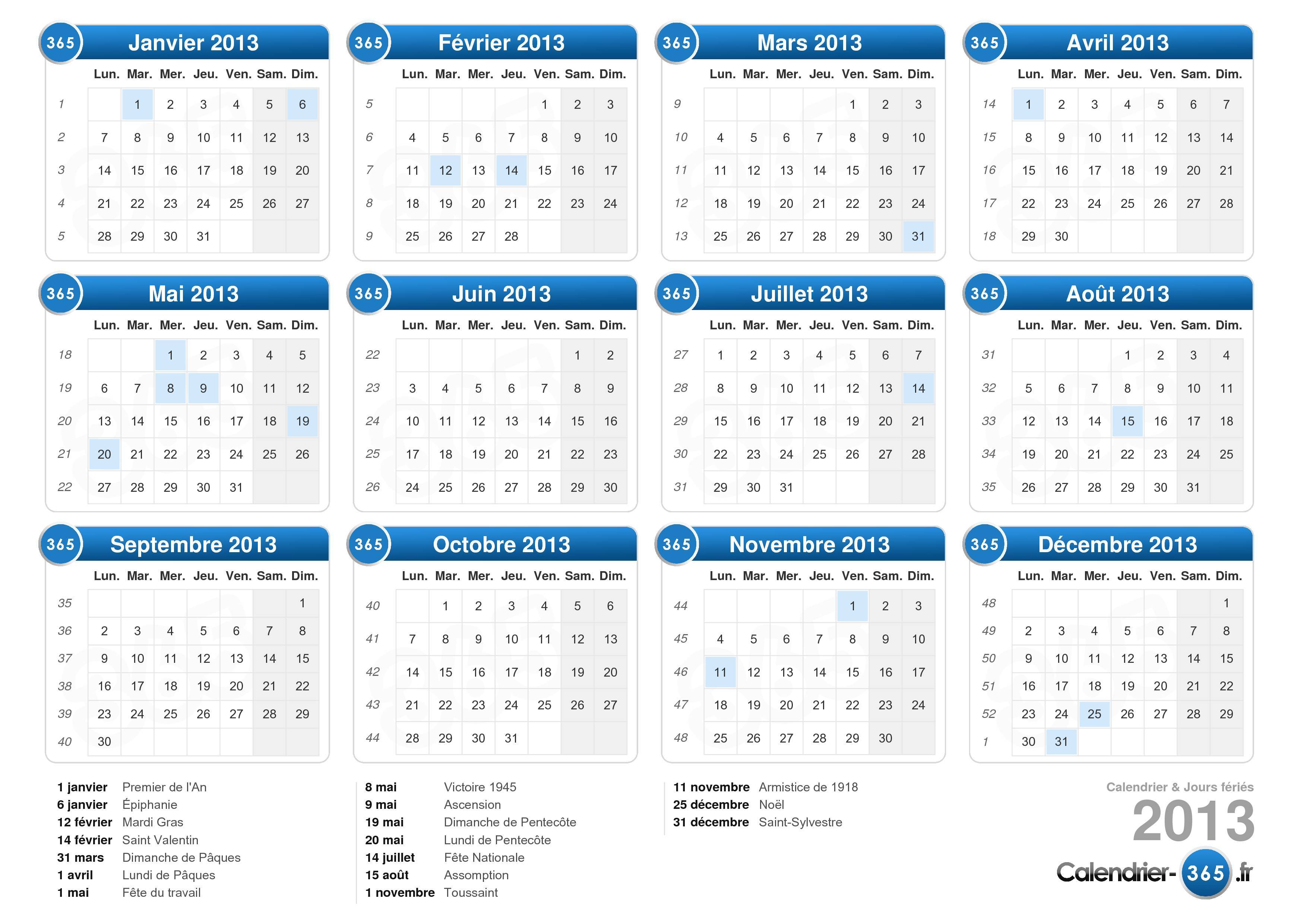 Semaine Sainte 2013 Calendrier